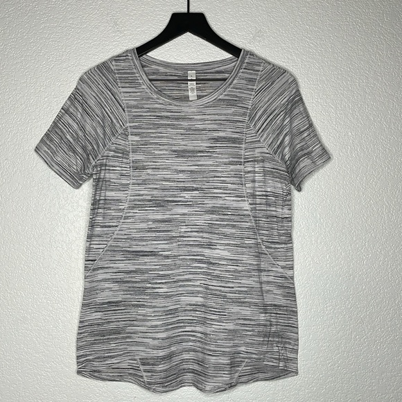 Lululemon Make Miles Count Space Dye Tee Size 6 - Picture 3 of 8